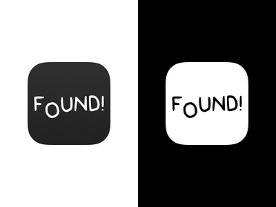 Icon of FOUND! App icon ios logo