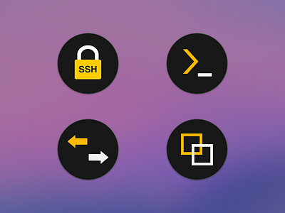 Core SSH Series App Icon app icon macos