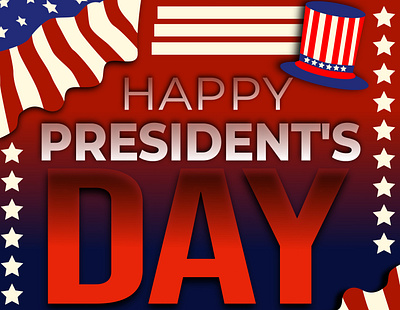 Happy president's day america annual banner cards celebrating design ellection graphic design holiday illustration patriotic poster president social template united state