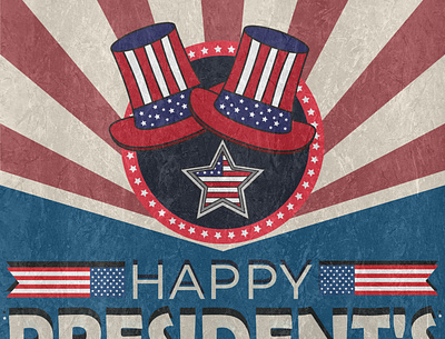 Happy president's day template african american annual celebrating design graphic design holiday illustration social media template
