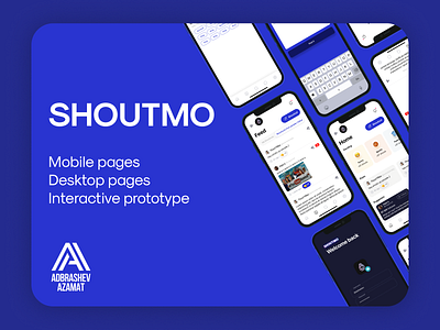 ShoutMO figma ui ux webdesign