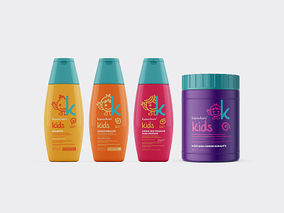 Kanechom KidsCosmetics brand branding design illustration packaging packaging design