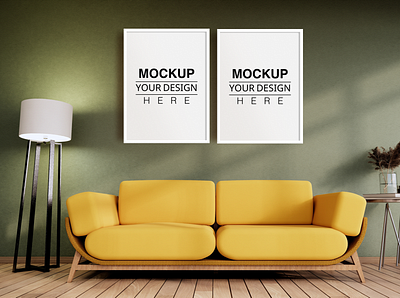 Poster Art Mockup design graphic design illustration interior mockup photo mockup poster frame mockup