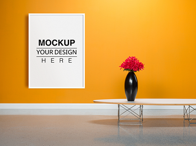 Frame Mockup, Home Decor branding design graphic design illustration interior mockup photo mockup poster frame mockup vector