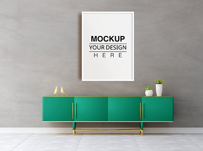 Frame Mockup, Wall Mockup branding design graphic design illustration interior mockup logo photo mockup poster frame mockup ui vector