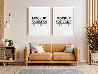 Two Wall Art Mockup