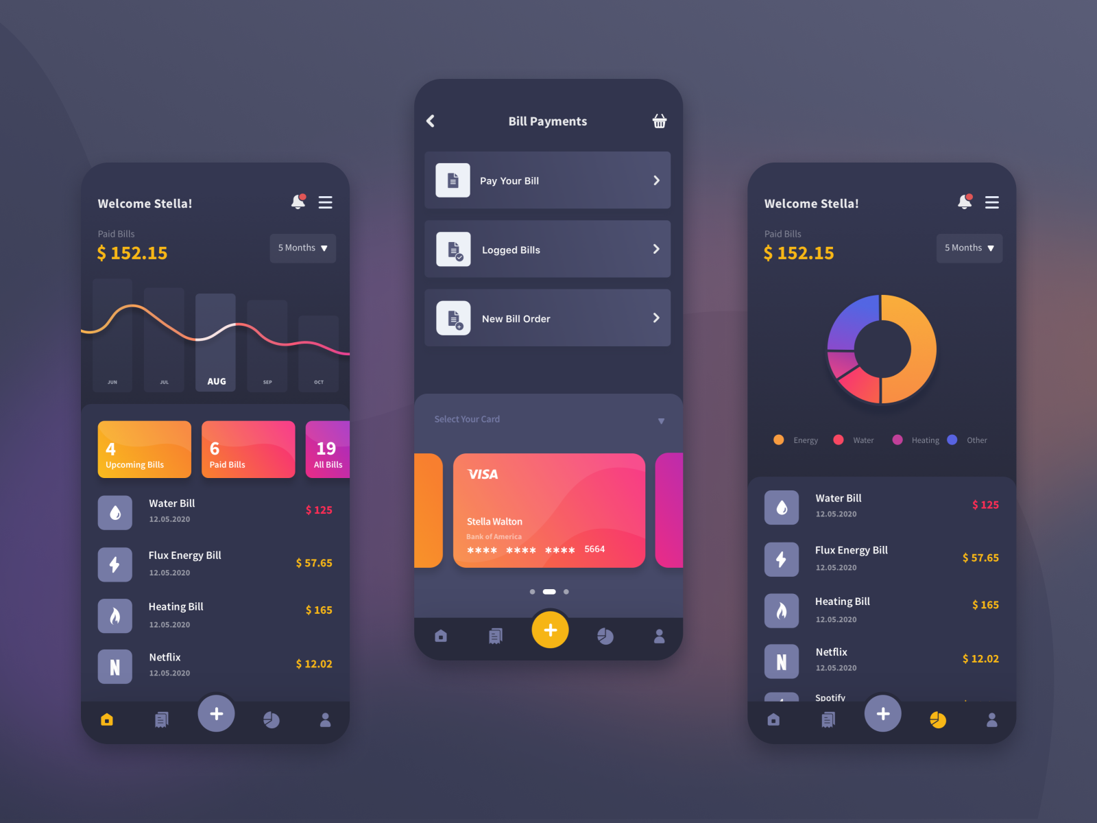 Paypivot: a Sleek and modern solution paying bills | Fintech App by ...