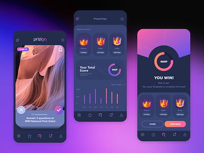 Prizigo: Quiz App - Product Design - UX/UI