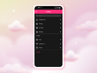 Daily UI :: 007 Settings