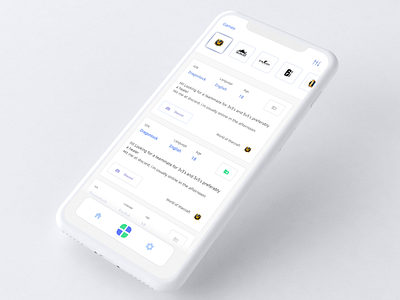 PW gaming app app blue clean color design flat gaming green minimal mobile modern product design simple ui ux web white