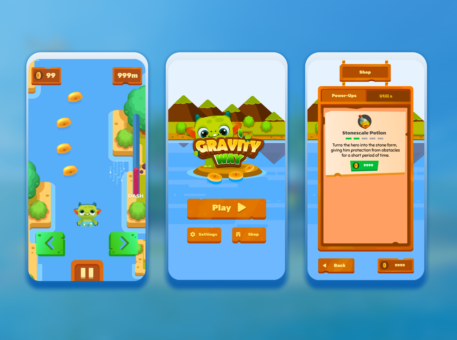 Casual runner mobile game by Vlad Belousov on Dribbble