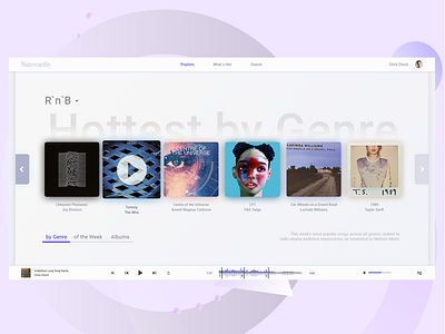 Music platform main page 2d app clean color design flat graphic design illustration minimal music platform simple ui ux vector web website