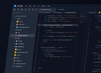 Developer Code Editor code design develop developer editor twolinecode ui web