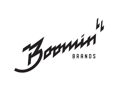 Boomin branding design handlettering illustration lettering logo retro script typography
