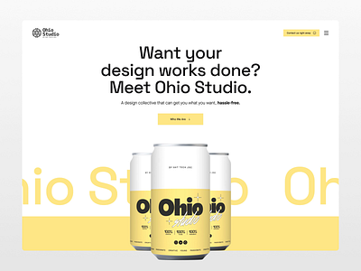 Ohio Studio Website animation branding graphic design motion graphics ui