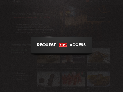 Request VIP Access beta button exclusive sign up