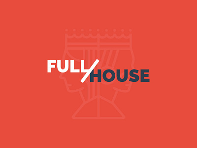 Full/House casino fullhouse icon identity logo