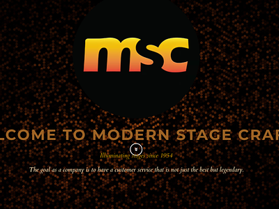 Modern Stage Crafts - HTML website design design htm logo ui ux