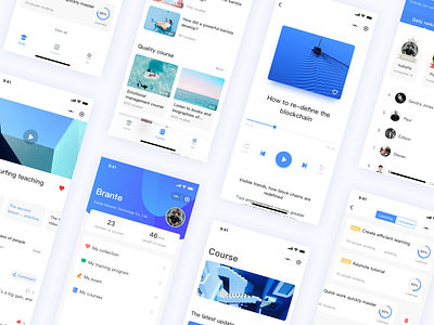 Corporate Training app design education app flat icon train ui ux