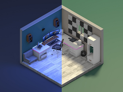 Low Poly Room