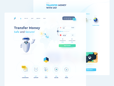 Transfer Money Landing Page 💸