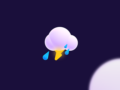 3D weather icon design 3d 3d art design icon illustration minimal spline.design web