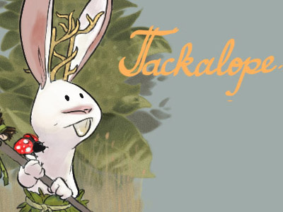 Jackalope art cartoon colors concept creature design illustration jungle words