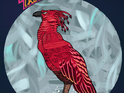 Phoenix art colors concept creature design illustration mythical words