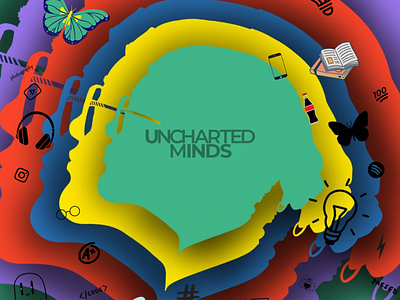 Uncharted Mind - Poster Design | Cut-out effect