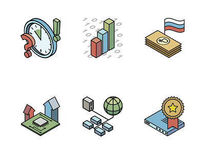 Icons for web icons illustration vector