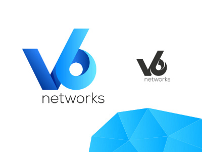 v6 Networks brand branding identy logo logotype vector