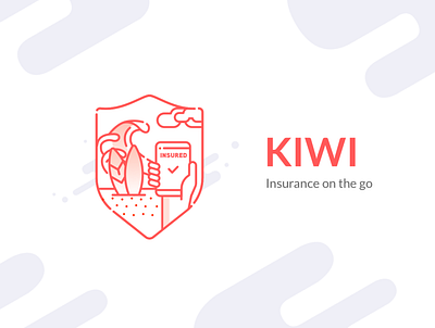 Kiwi Insurance onboarding app design ios design iphone mobile ui ui