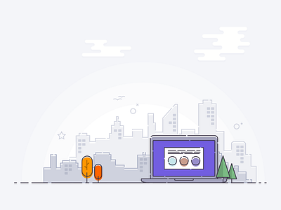 Landing page hero image illustration