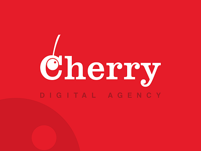 Cherry Logo agency cherry create identity digital graphic design logo logotype red