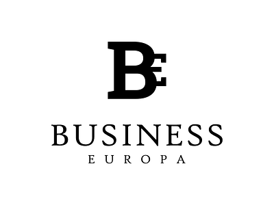 Business Europa Logo b black business clean europa icon logo
