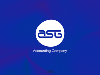 ASG - Accounting Company accounting blue circle company group logo numbers service white