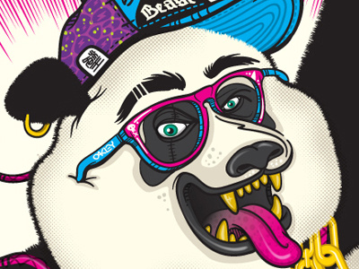DJ Mafia - Air Panda logo aiaiai air jordan air panda bolts cmyk dj dj mafia fools gold gold chains headphones hip hop kicks lighting monster music oalkeys skulls tongue vinyl