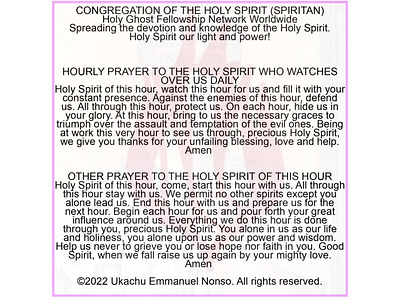 HOLY SPIRIT OF THIS HOUR