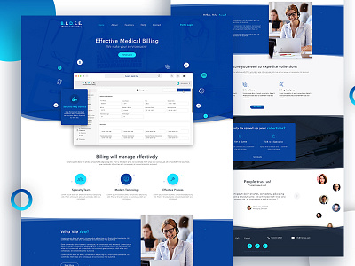 Landing page - Medical Application