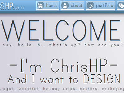 New Portfolio Website typography website