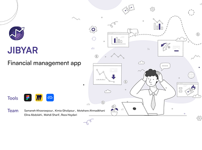 Financial management app case study figma financial management app product design