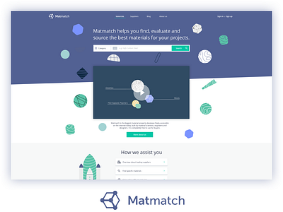 Matmatch Start Page Concept