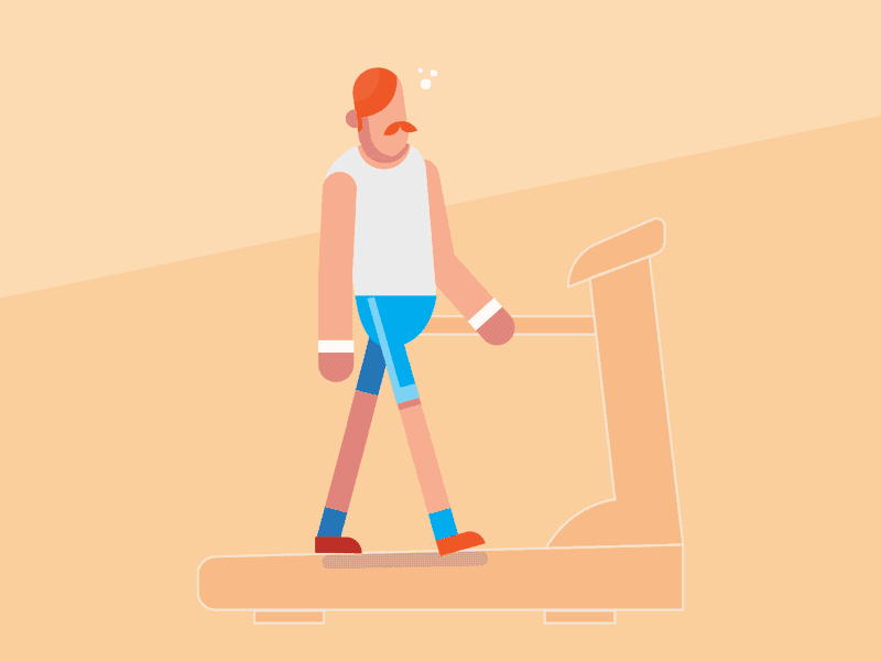Treadmill by Miguel D'Errico on Dribbble
