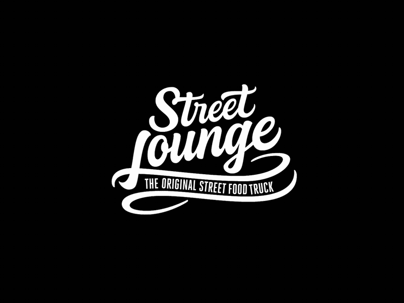 Animated Logo - Street Lounge animation brush calligraphy lettering logo motion type