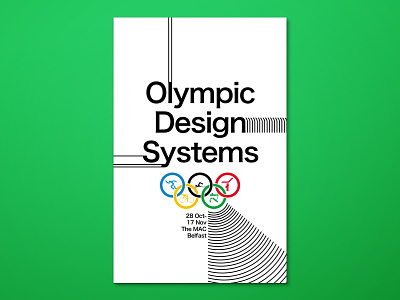 Olympic Design Systems design design systems exhibition ixdbelfast olympics poster