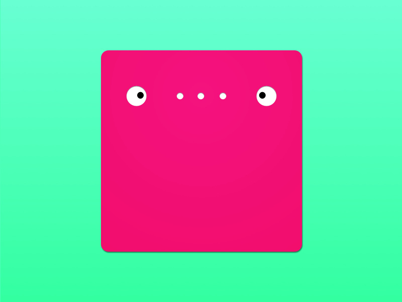 Little Monster circles revision design icon monster