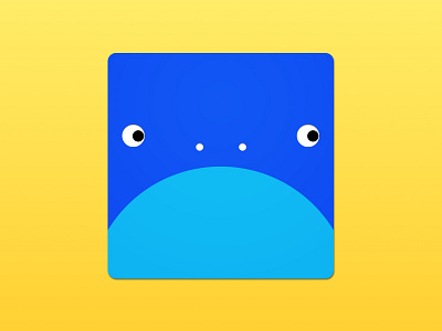 Grumpy Monster circles design grumpy icon monster revision