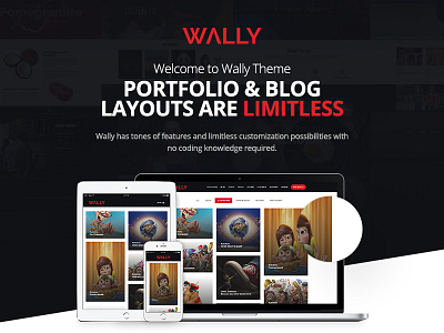 Wally - Creative Portfolio/Blog Multi-Purpose WordPress Theme