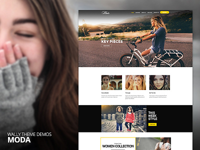 Wally Theme - Moda Demo blog demo envato fashion portfolio theme themeforest ui ux web wordpress