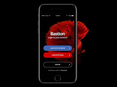 Bastion Mobile UI Kit (work in-progress) app blog ecommerce kit login mobile profile sign up ui ux walkthrough wip